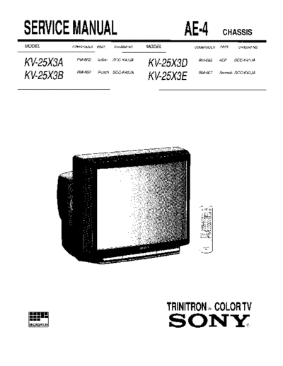 sony chassis AE-4-4