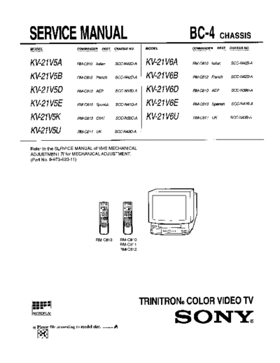 sony chassis BC-4-1