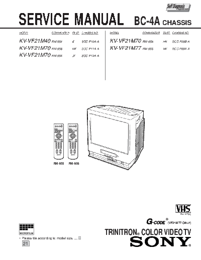 sony chassis BC-4A