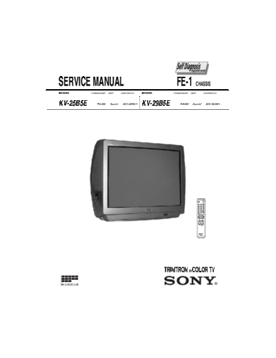 sony chassis FE-1-10