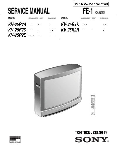 sony chassis FE-1-4