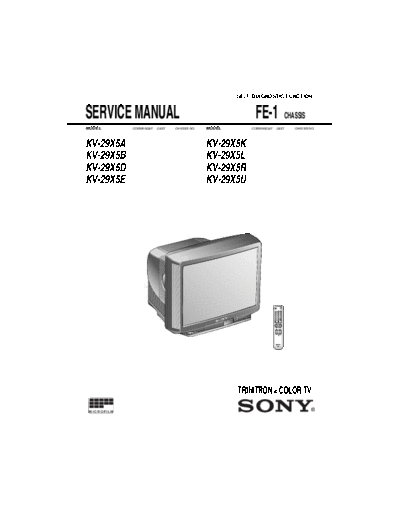 sony chassis FE-1-7