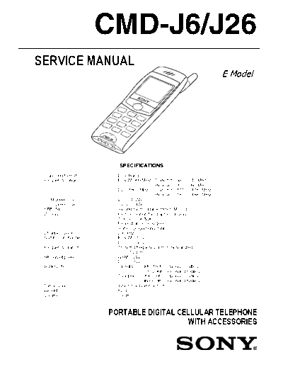 Sony CMD J6-J26