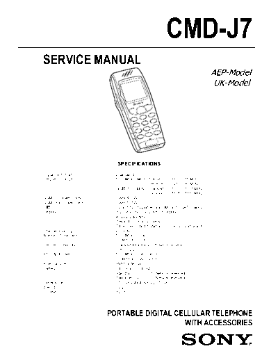 Sony CMD-J7 