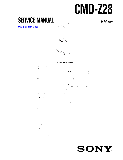 Sony CMD-Z28