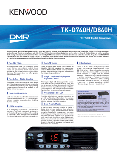 TK-D740HD840HBrochure