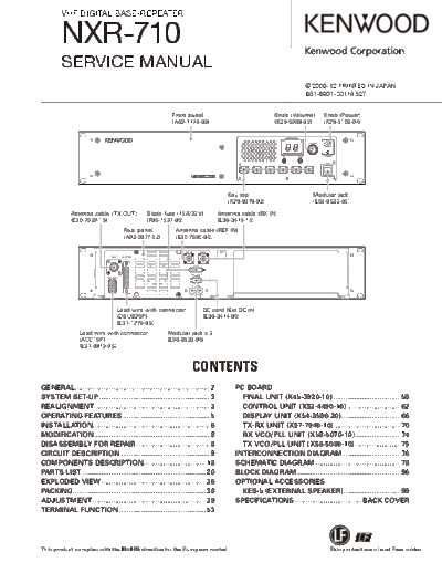 NXR-710-Service-Manual