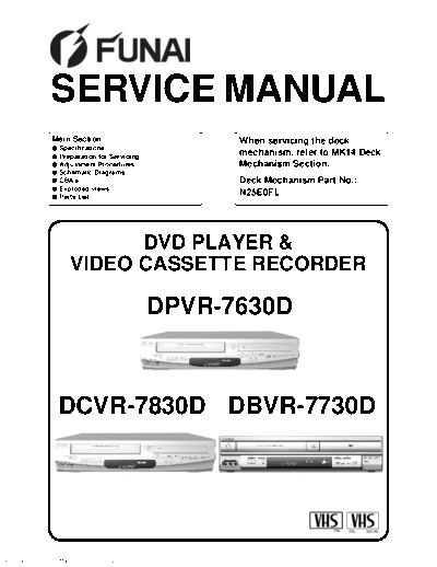 DPVR-7630D & DCVR-7830D & DBVR-7730D