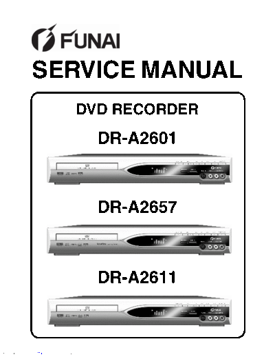 DR-A2601 & A2657 & A2611