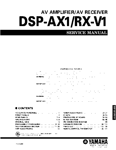 DSP-AX1 & RX-V1