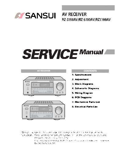 Sansui RZ-3700AV_5700AV_7700AV