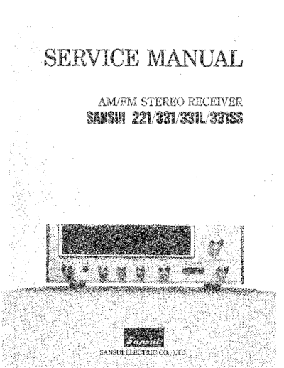 Sansui 221 & 331 & 331L & 331SS