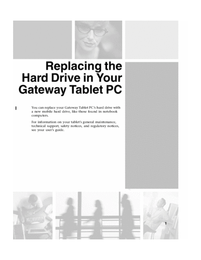 TABLET PC REMOVE REPLACE HARD DRIVE