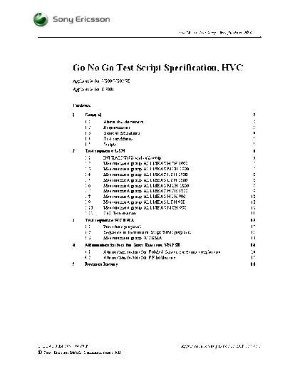 GONO GO TEST SCRIPT FOR ANTENNA COUPLER USE