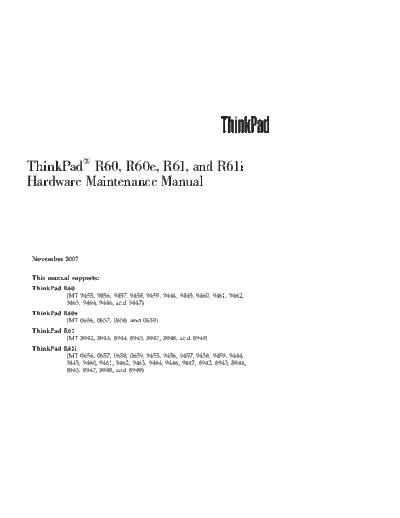 thinkpad r60 r60e r61 r61i