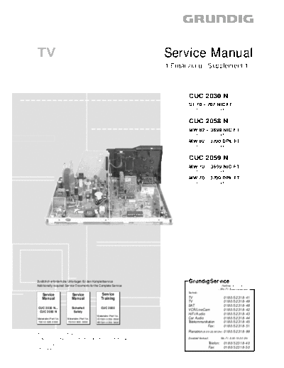 CUC-2030N & 2058N & 2059N