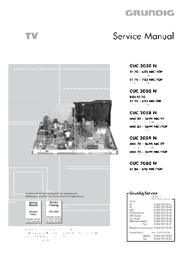 CUC-2030N & 2050N & 2058N & 2059N & 2080N