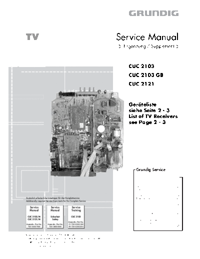 CUC-2103 & 2103GB & 2121