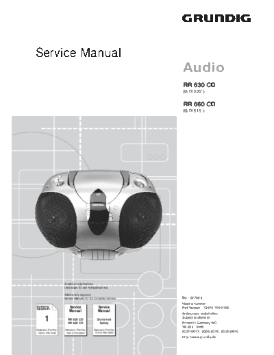 RR-630CD & 660CD Ver 2
