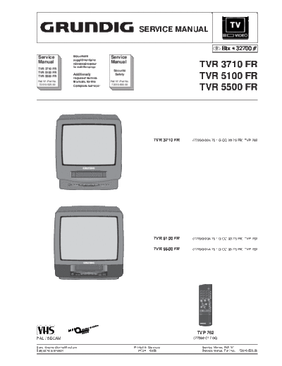 TVR-3710FR & 5100FR & 5500FR