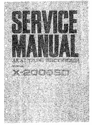 X-2000SD