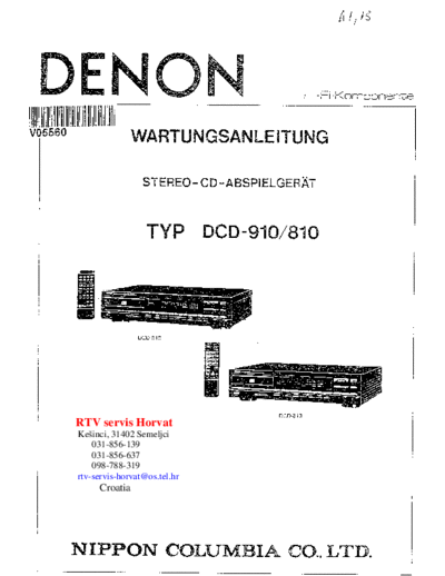 Схема DCD-910 & 810