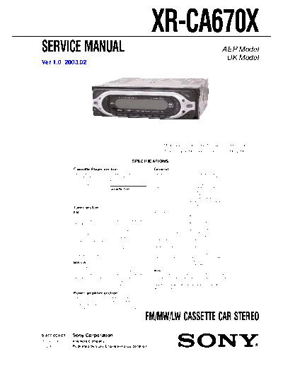 XR-CA670X