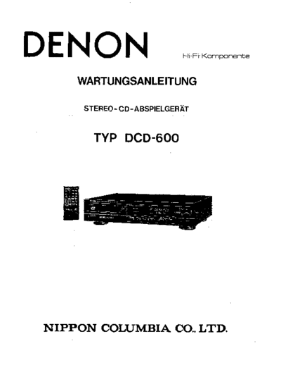 Схема DCD-600