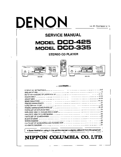 Схема DCD-425 & 335