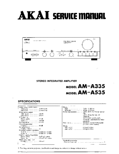 AM-A335 & A535