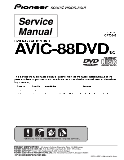 Pioneer AVIC-88DVD