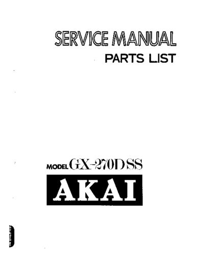 GX-270DSS