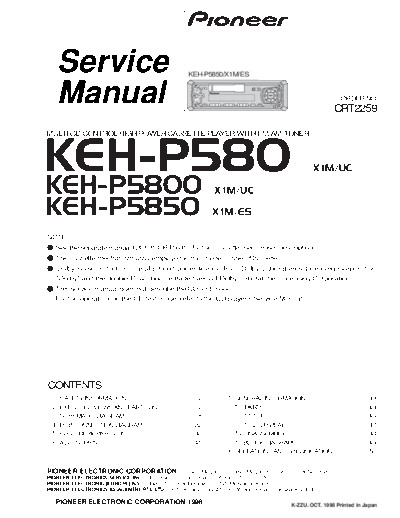 Pioneer_KEH-P580,5800,5850