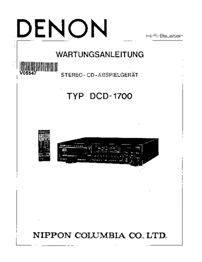 Схема DCD-1700
