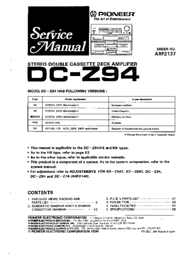 Pioneer DC-Z94
