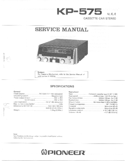 PIONEER KP-575