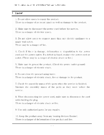 Precaution