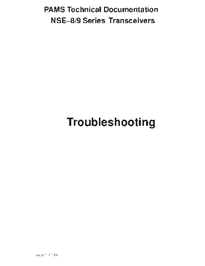 trouble