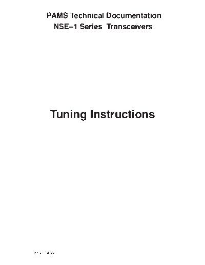 TUNING