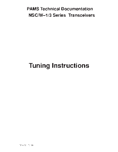 tuning