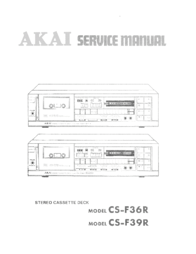 CS-F36R & 39R