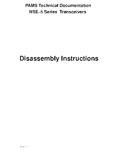 disassembly