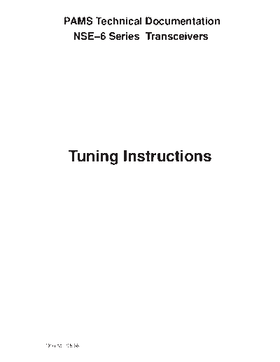TUNING