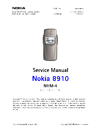 Service_manual_8910_level2_v3.0