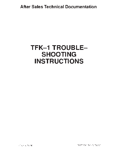 trouble