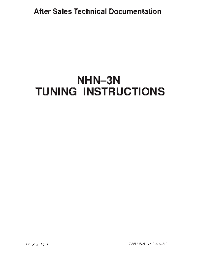 tuning