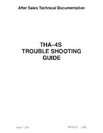 trouble