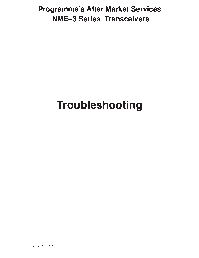 trouble