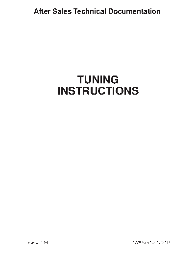 tuning