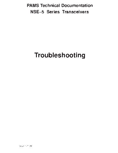 trouble